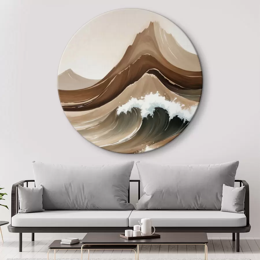 Wandbilder Ein Bild von Wellen am Strand r38222