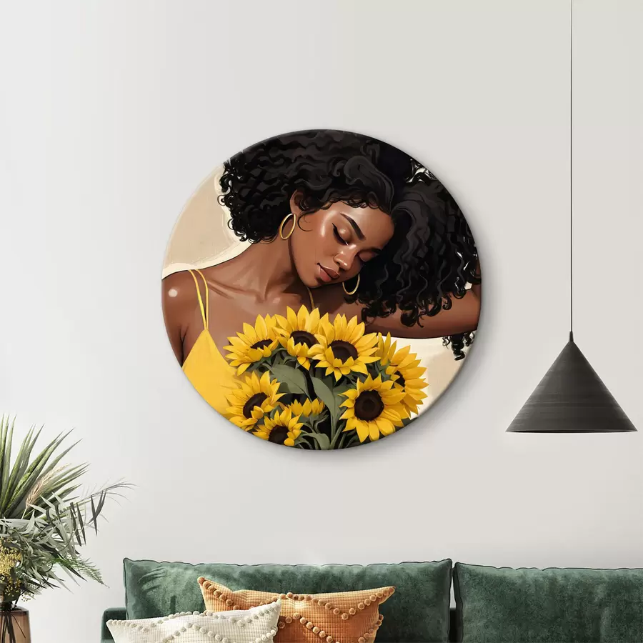 Wandbilder Schönheit in der Eleganz einer Sonnenblume r38287