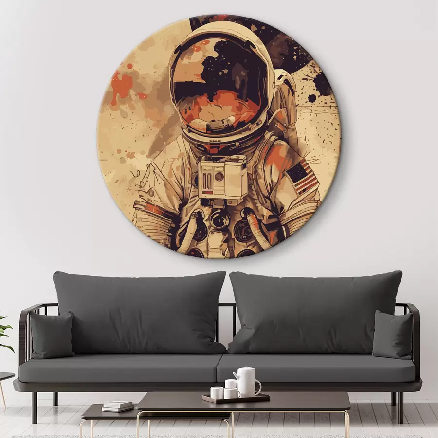 Wandbilder Astronaut in einem Raumanzug r38315