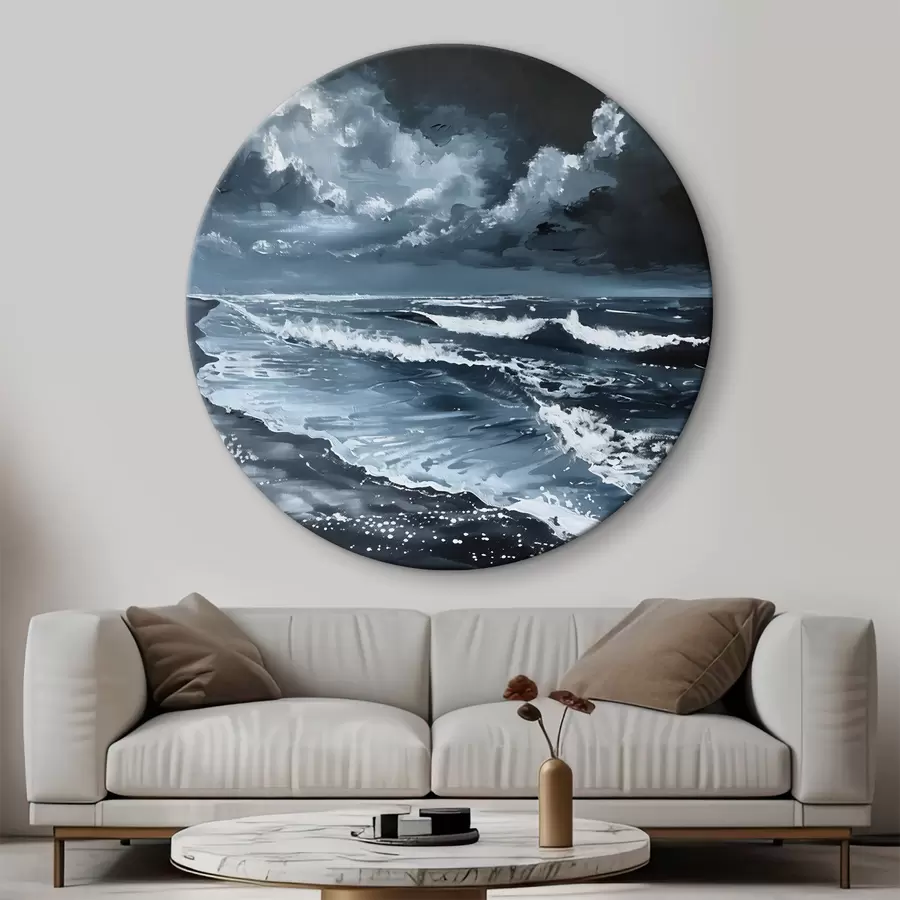 Wandbilder Ein Bild von Wellen am Strand r38322