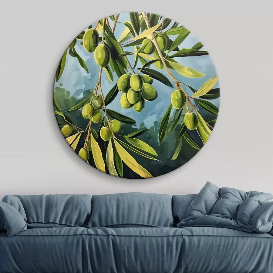 Wandbilder Grüne Früchte am Baum r38418