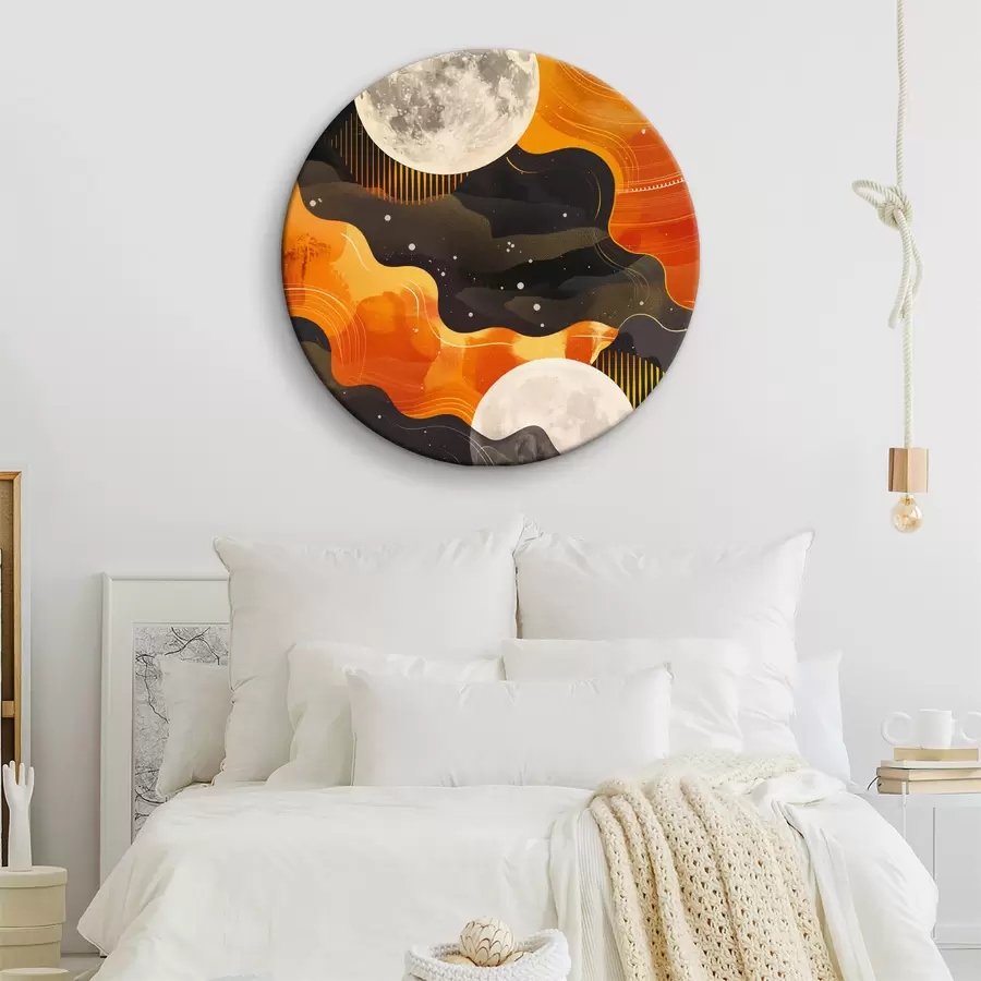 Wandbilder Mond und Wolken am Himmel r38522