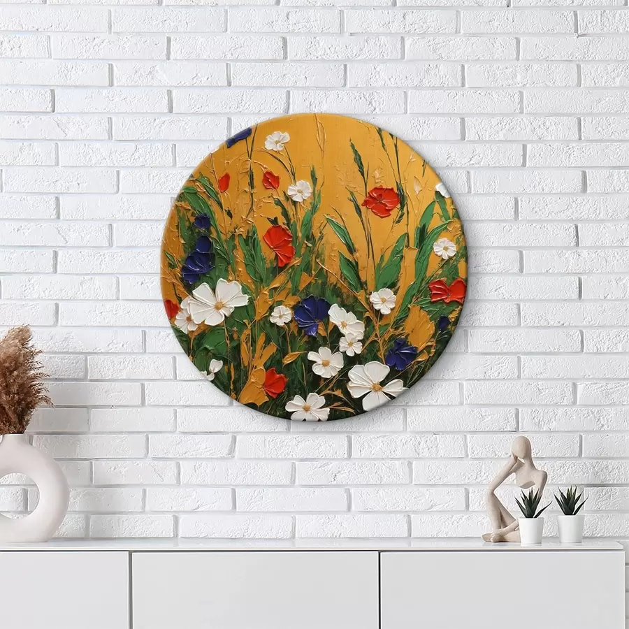 Wandbilder Bild mit Blumen an der Wand r38581