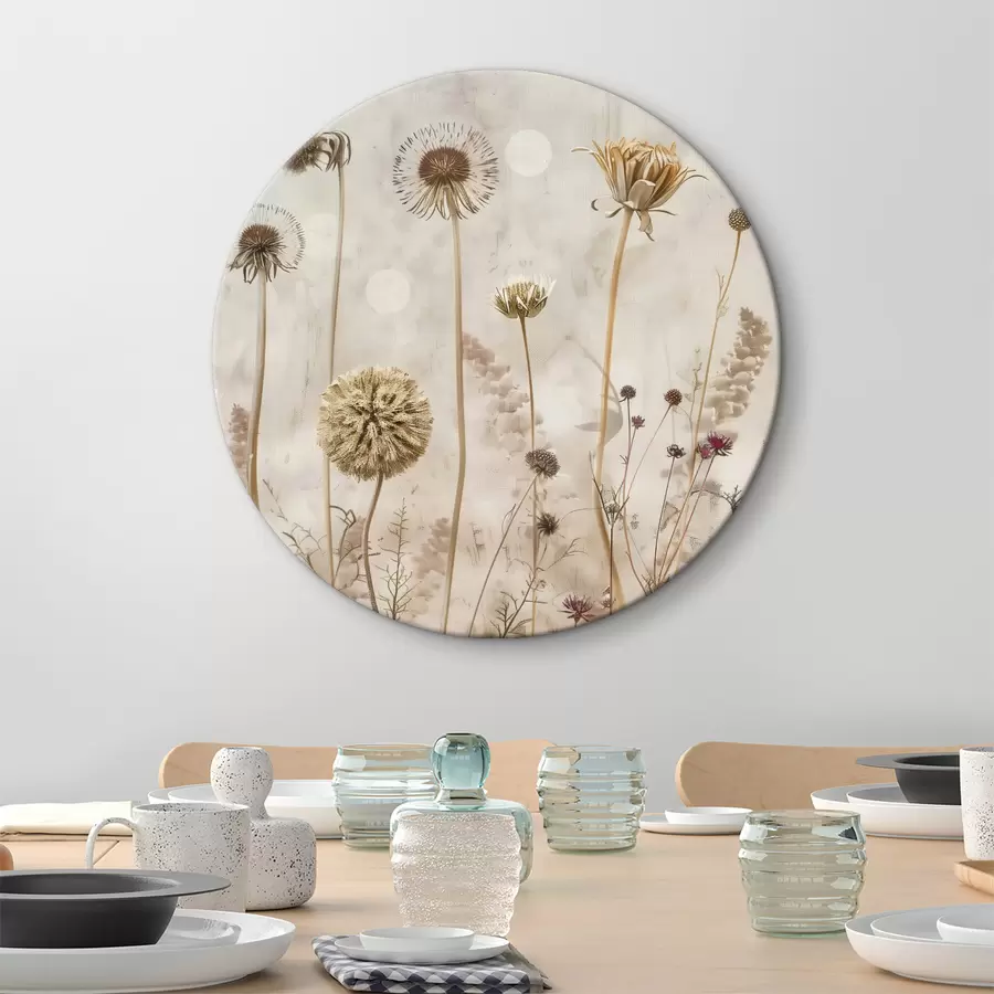 Wandbilder Gruppe von Blumen und Pflanzen r38629