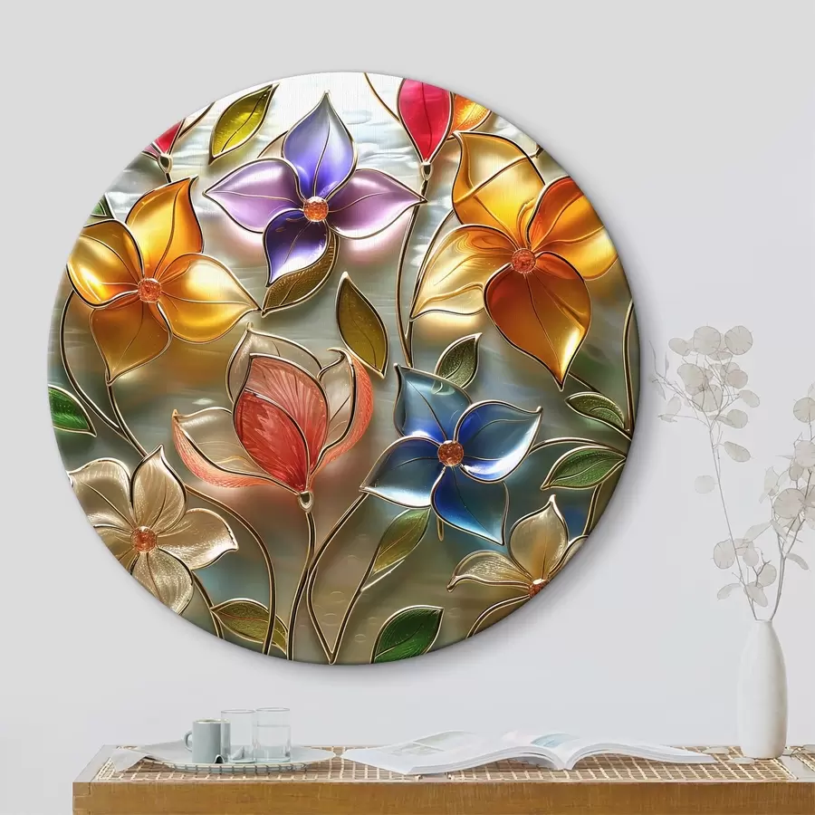 Wandbilder In der Sonne leuchtende Glasorchideen r39447