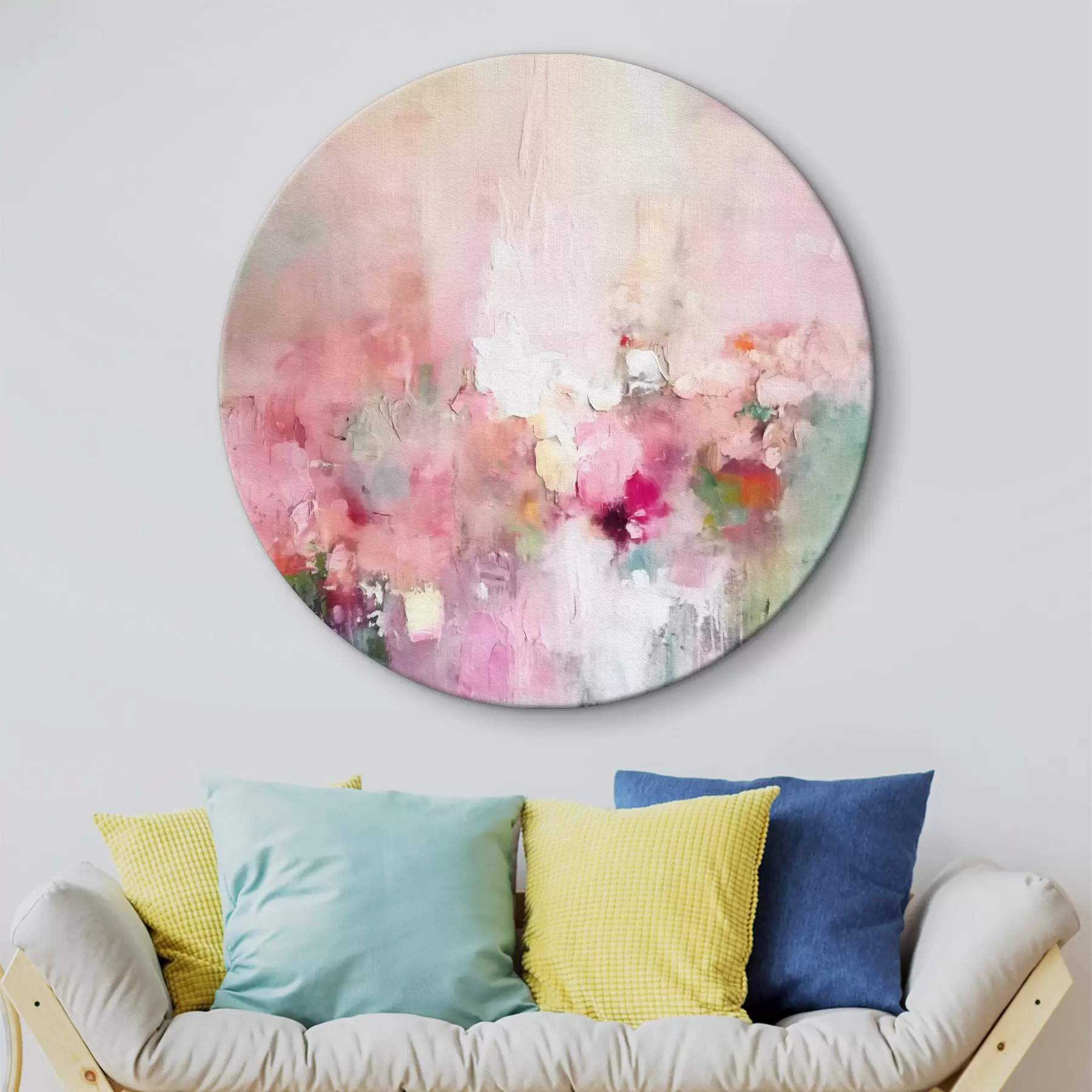 Wandbilder Abstrakte große Pinselstriche in einem modernen Stil r40512