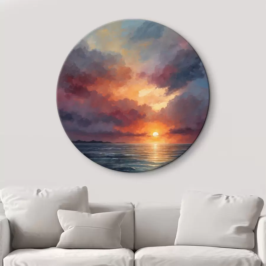 Fototapete Sonnenuntergang über dem Meer r40631