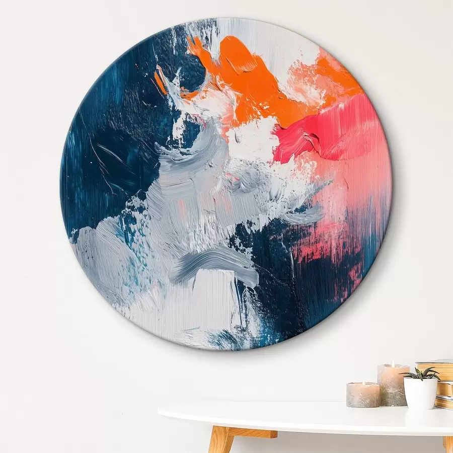 Wandbilder Buntes abstraktes Ölgemälde r40652