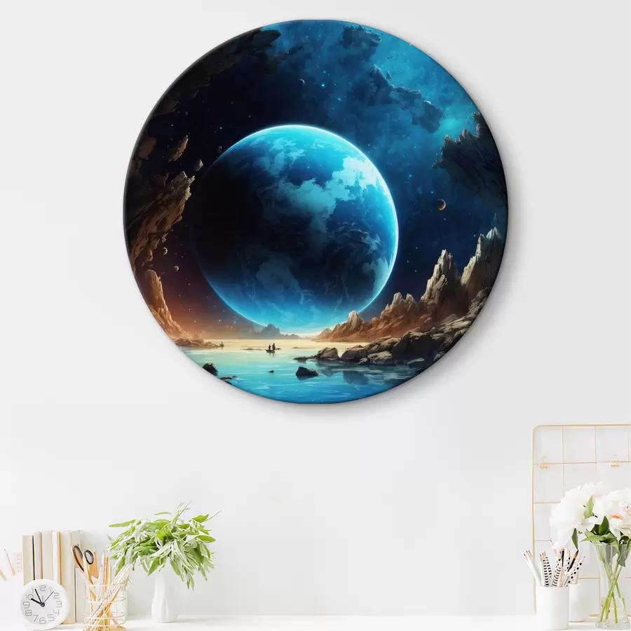 Wandbilder Blaue Planeten r40697