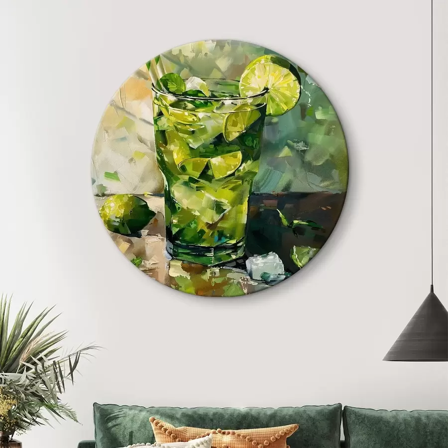 Wandbilder Karina Mojito in Aquarelltechnik r40775