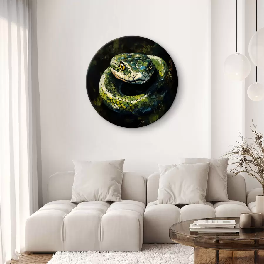 Fototapete Grüne Schlange r40827