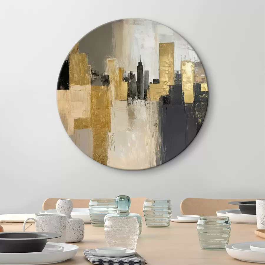 Wandbilder Abstraktes Bild der Stadt r40831