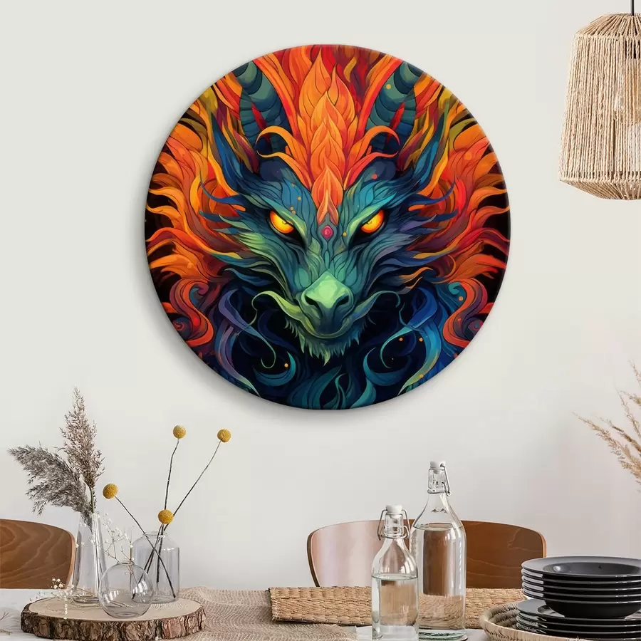 Wandbilder Heller Drache r40834