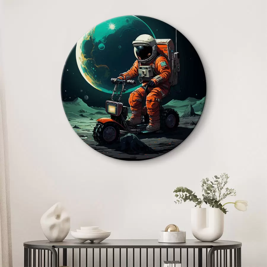 Wandbilder Astronaut auf dem Mond r40837