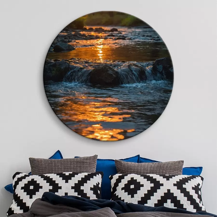 Wandbilder Ein Bach im Wald r40876