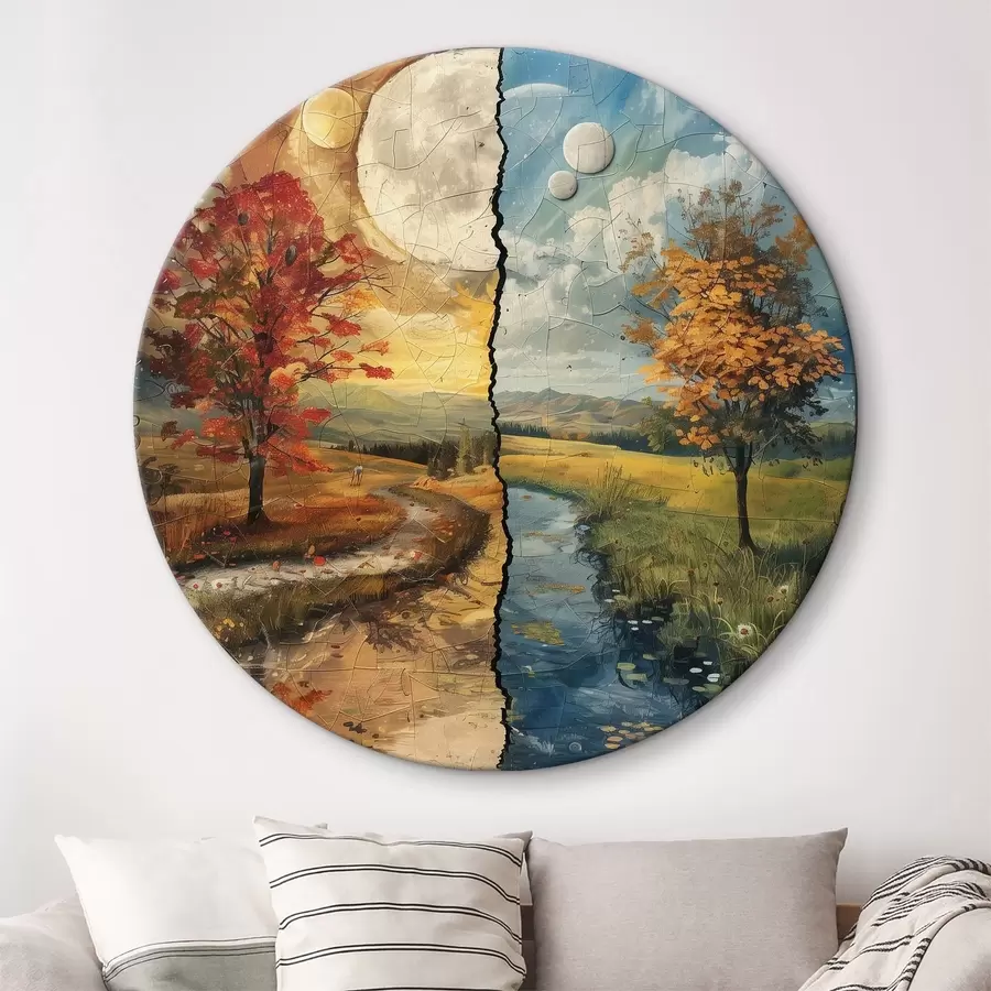 Wandbilder Jahreszeiten in der Aquarellmalerei r40923