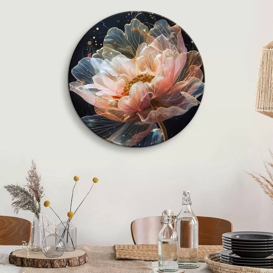 Wandbilder Weltraumblume mit Flecken r40966