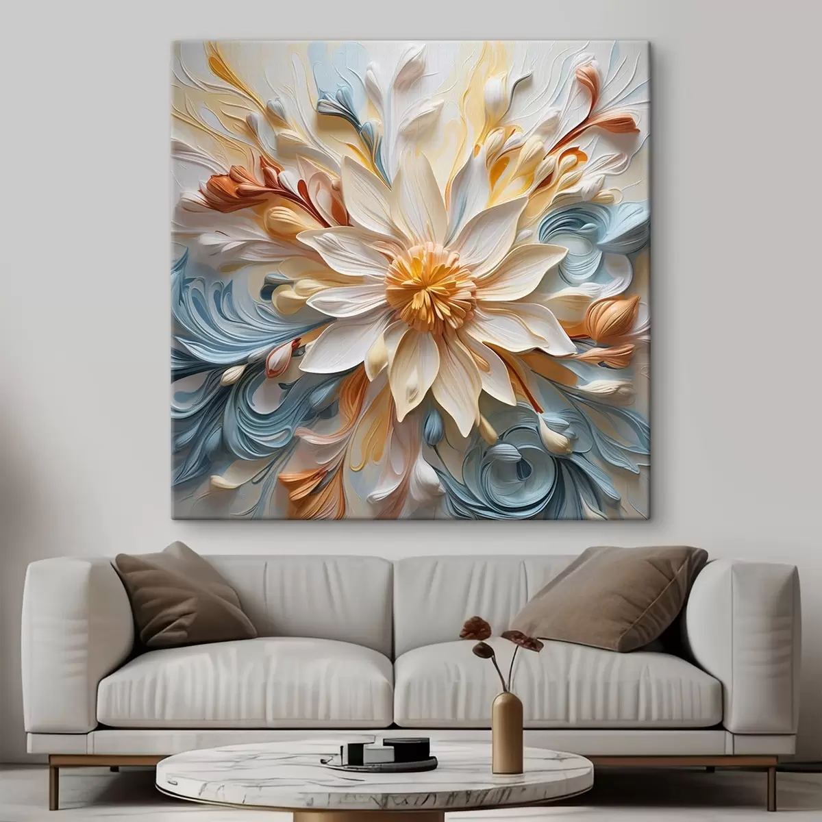 Wandbilder Florale Abstraktion, Nachahmung, Modellierung s42188