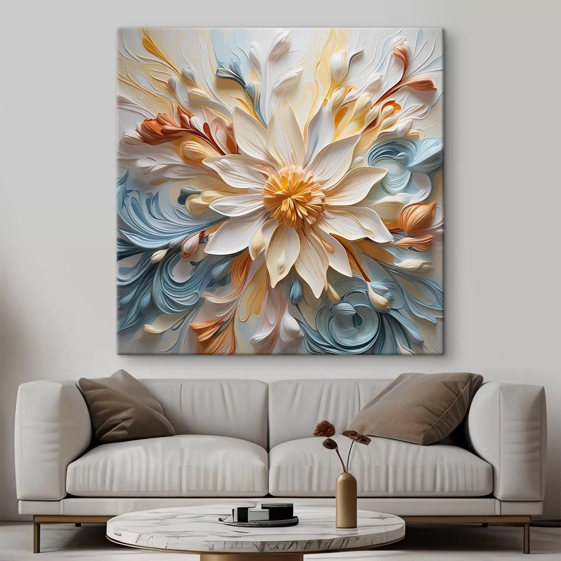 Wandbilder Florale Abstraktion, Nachahmung, Modellierung s42188