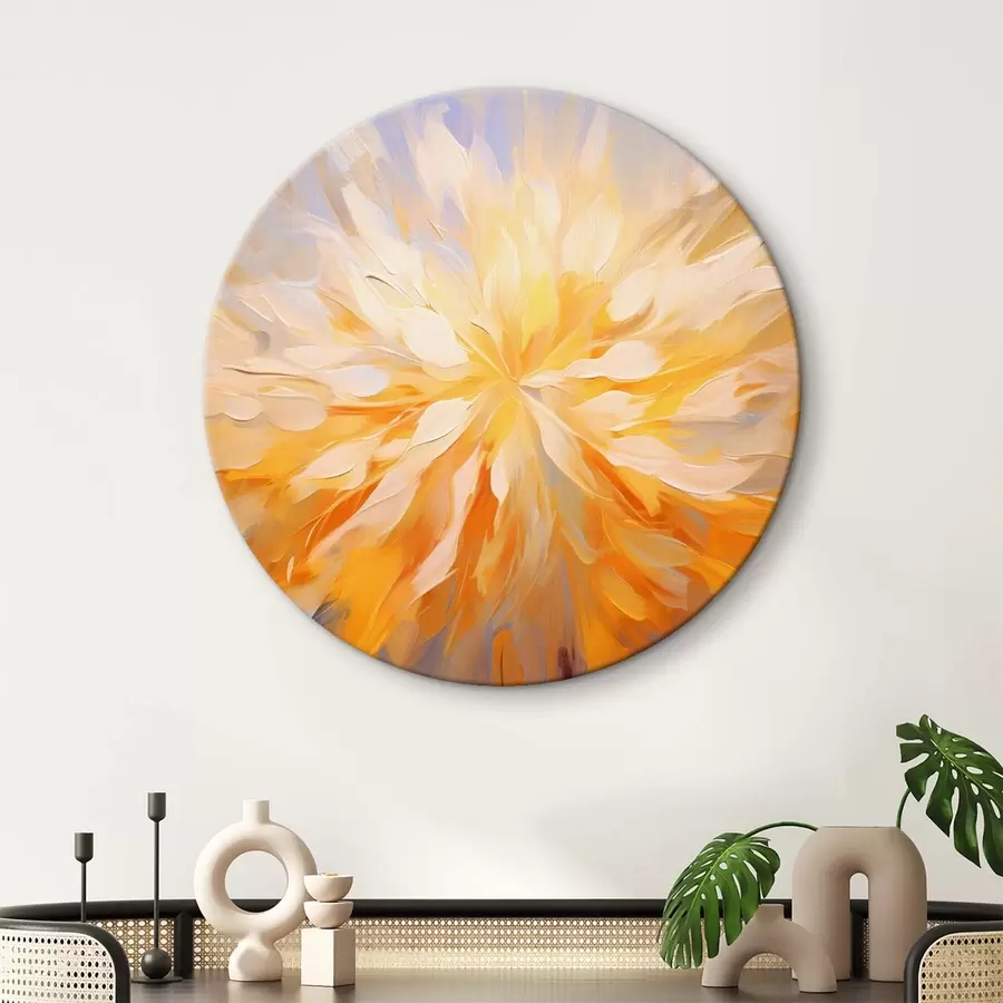 Wandbilder Große abstrakte Blume r42184