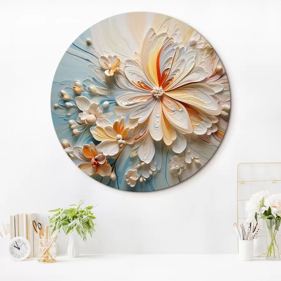 Wandbilder Volumetrische florale Abstraktion, Imitationsmodellierung r42189