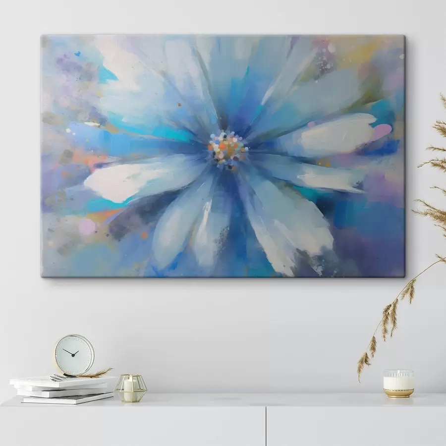Wandbilder Blaue Blume s42344
