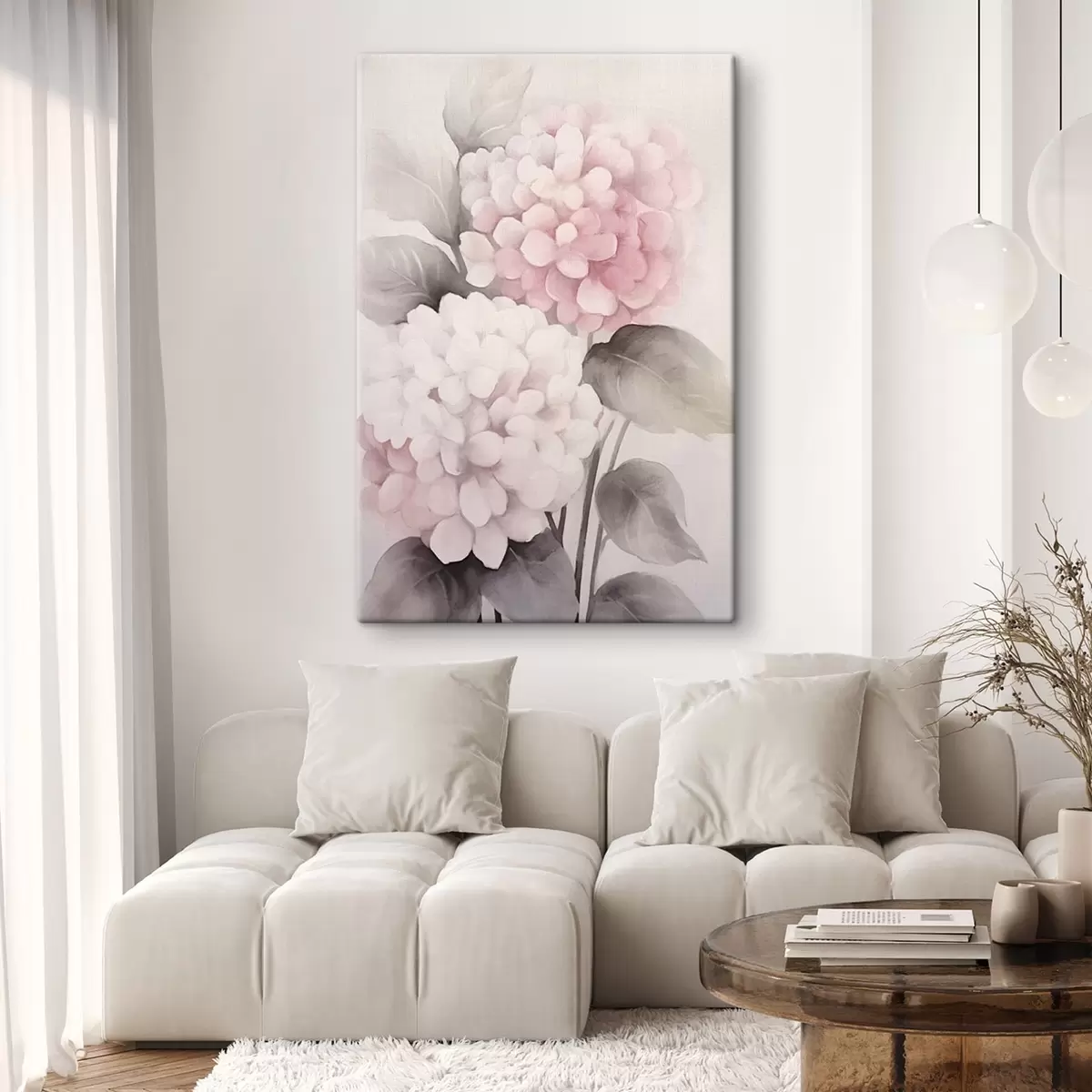 Wandbilder Hortensienblüten s42348