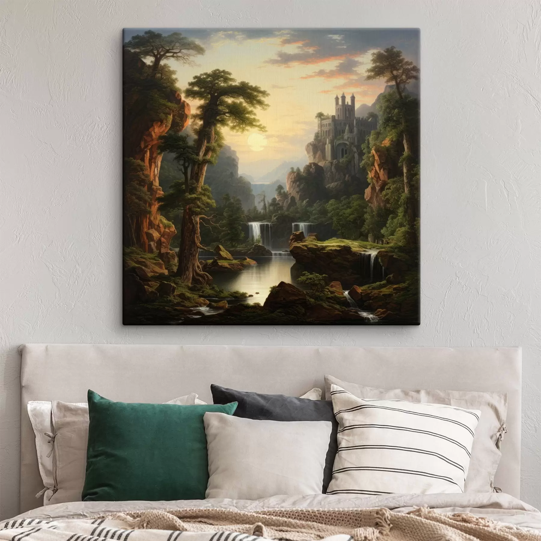 Wandbilder Wasserfall in den Bergen s42386