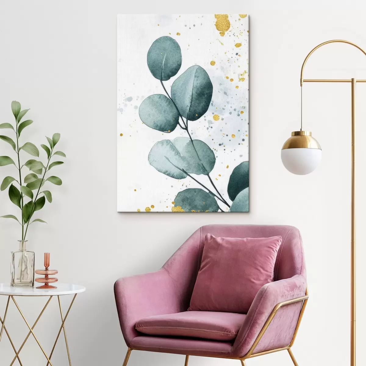 Wandbilder Eukalyptuszweig s42388