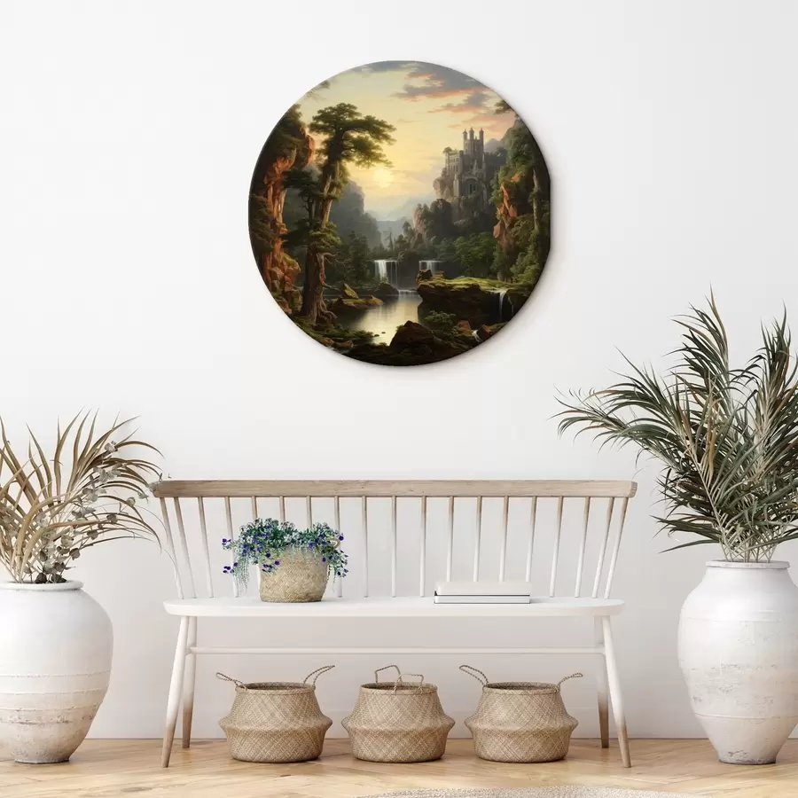 Wandbilder Wasserfall in den Bergen r42386