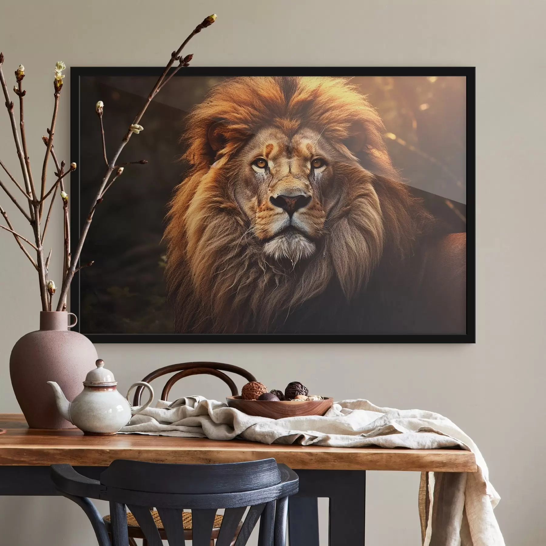 Wandbilder Wunderschöner Löwe f42390