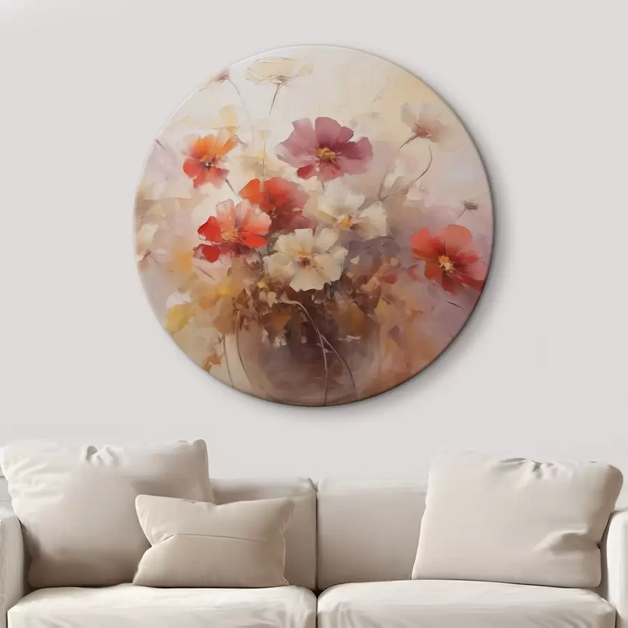 Wandbilder Blumen in einer Vase Nachahmung der Malerei r42413