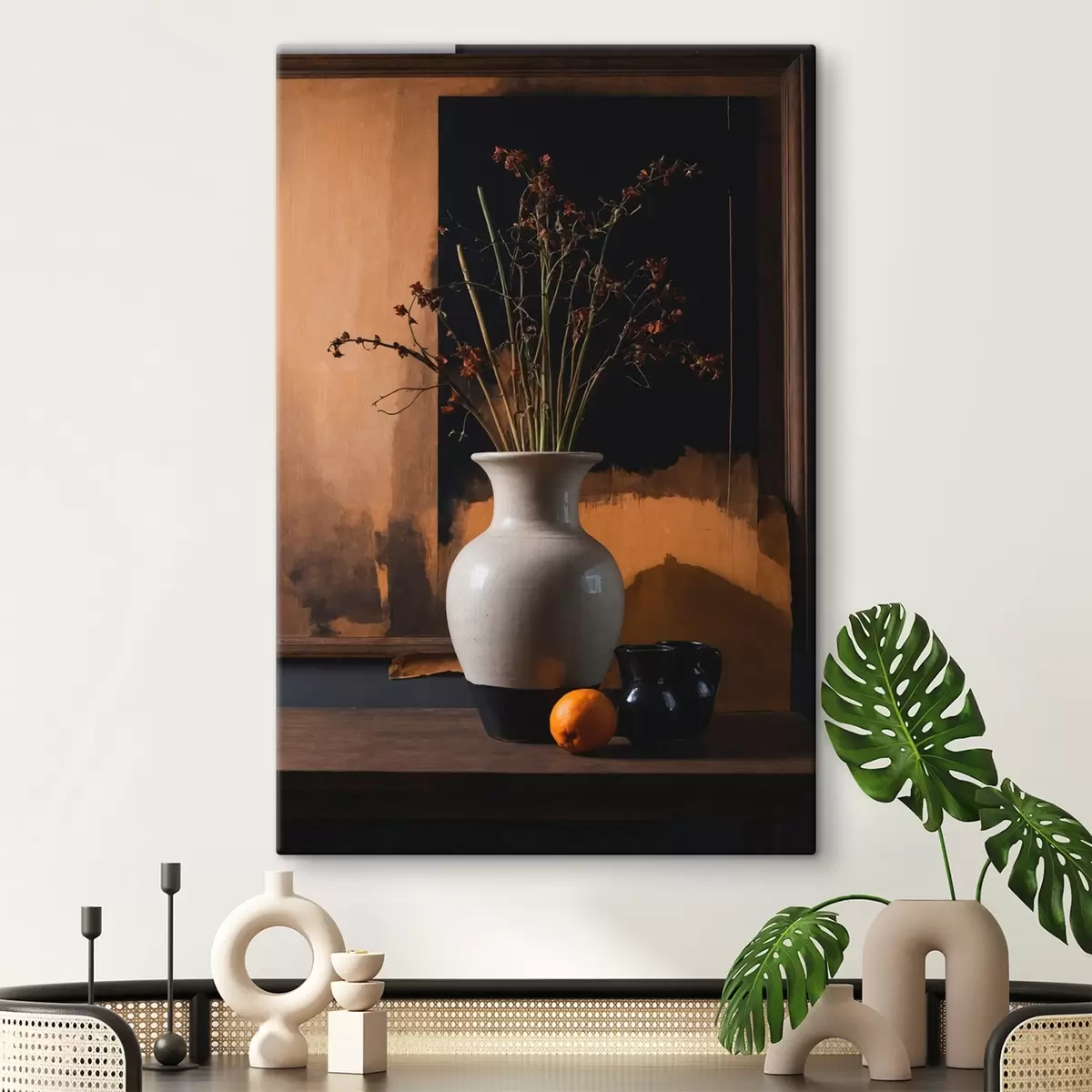 Wandbilder Vase mit Blumen s42280