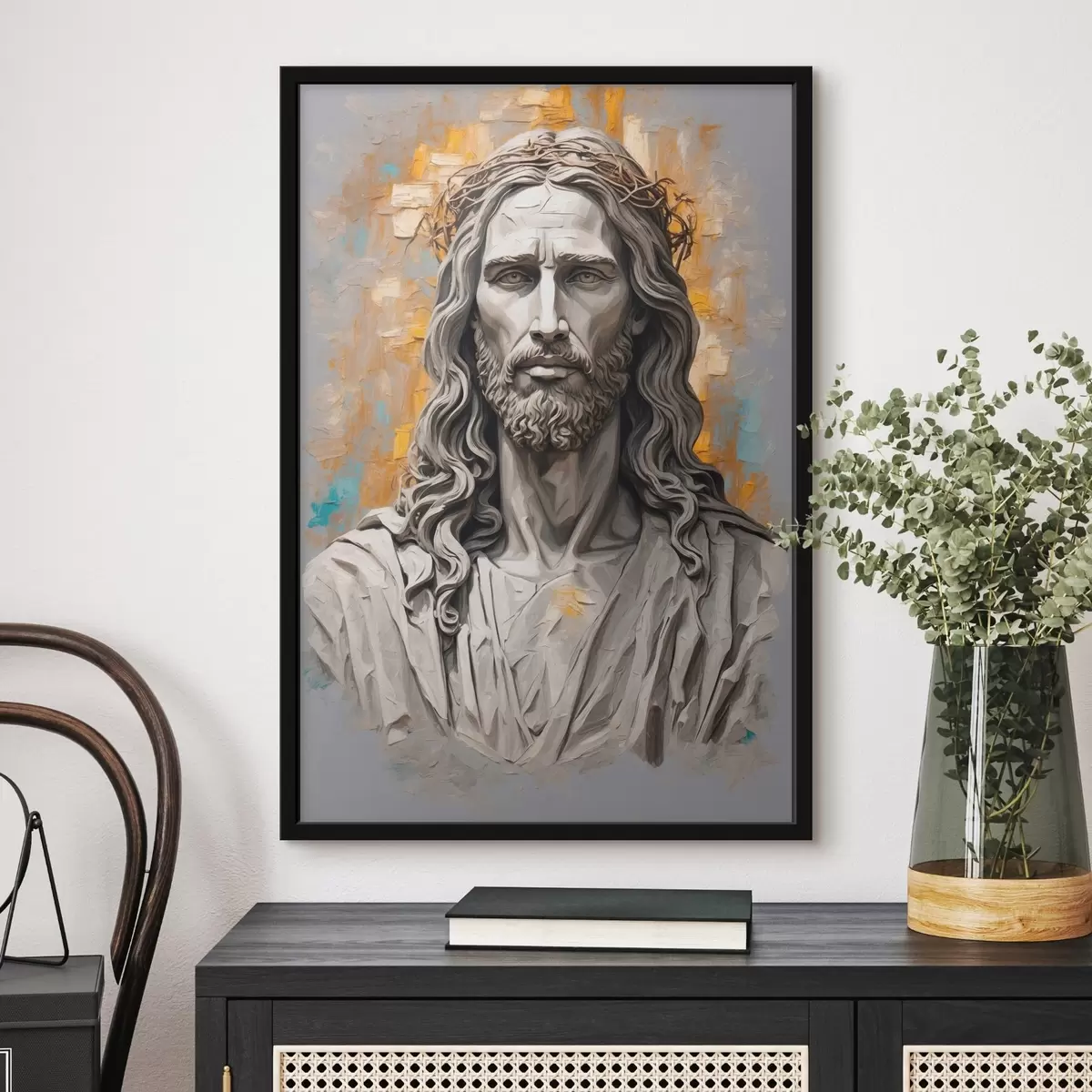 Poster Statue von Jesus f42270