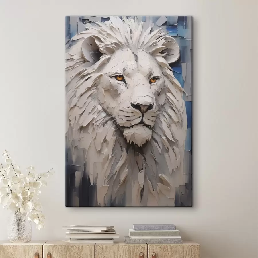 Wandbilder Löwe Imitation Gemälde s42468