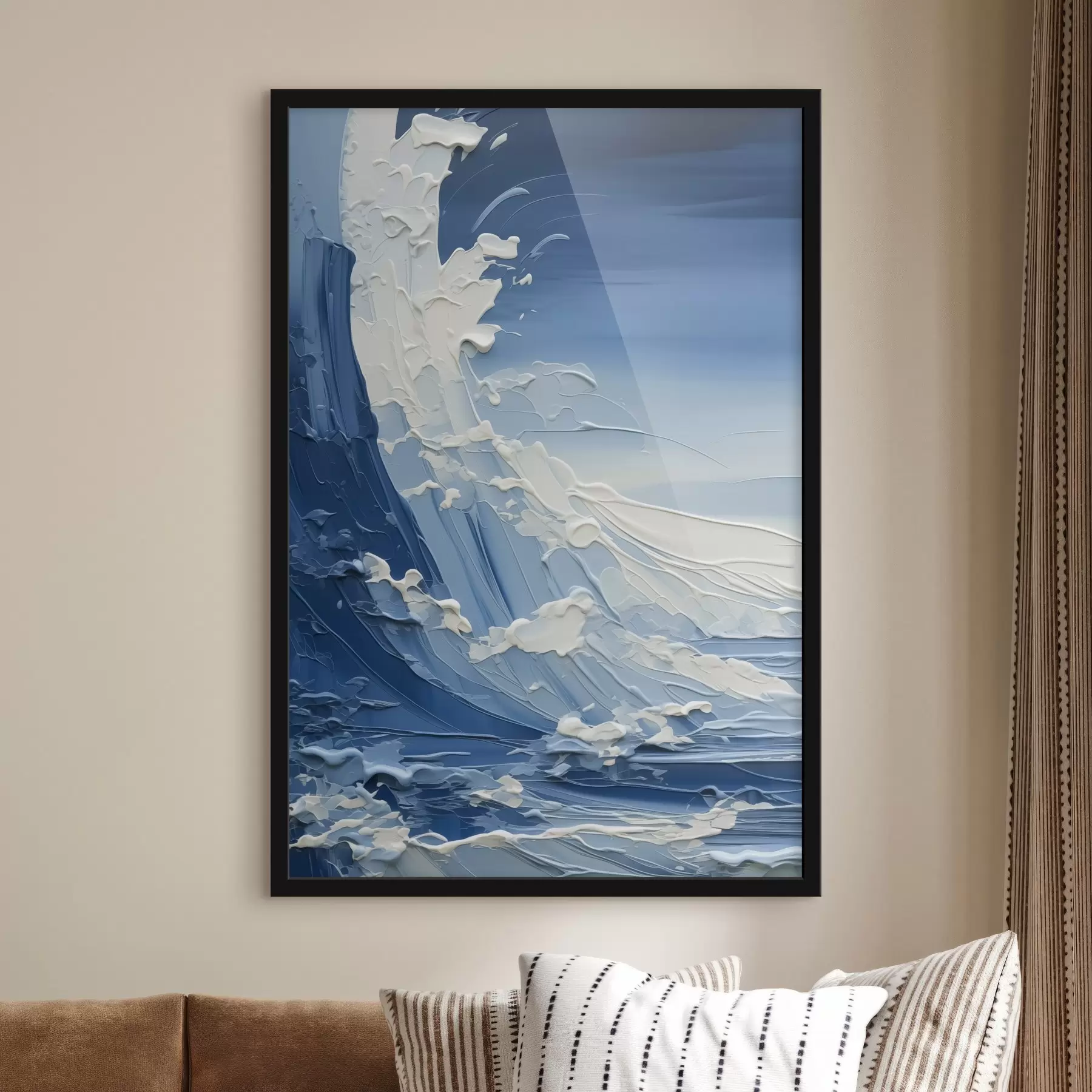 Wandbilder Meer Welle Nachahmung Malerei f42465