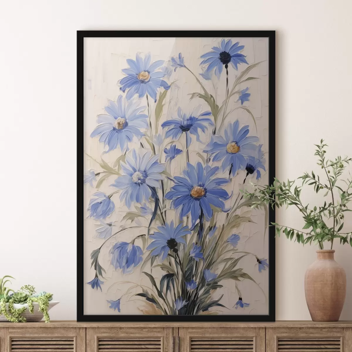 Poster Wildblumen Imitation Malerei f42471