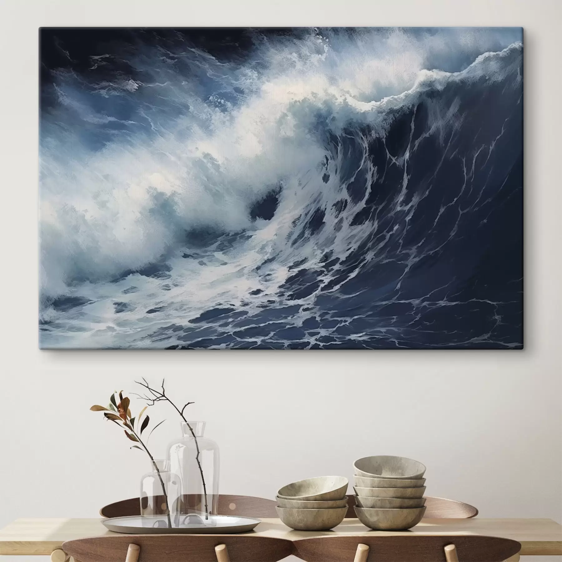 Fototapete Stürmische Meereswelle s42487