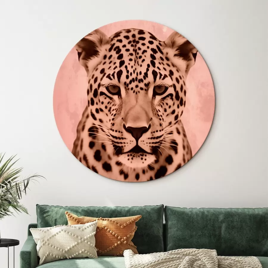 Wandbilder Porträt eines Geparden r42489