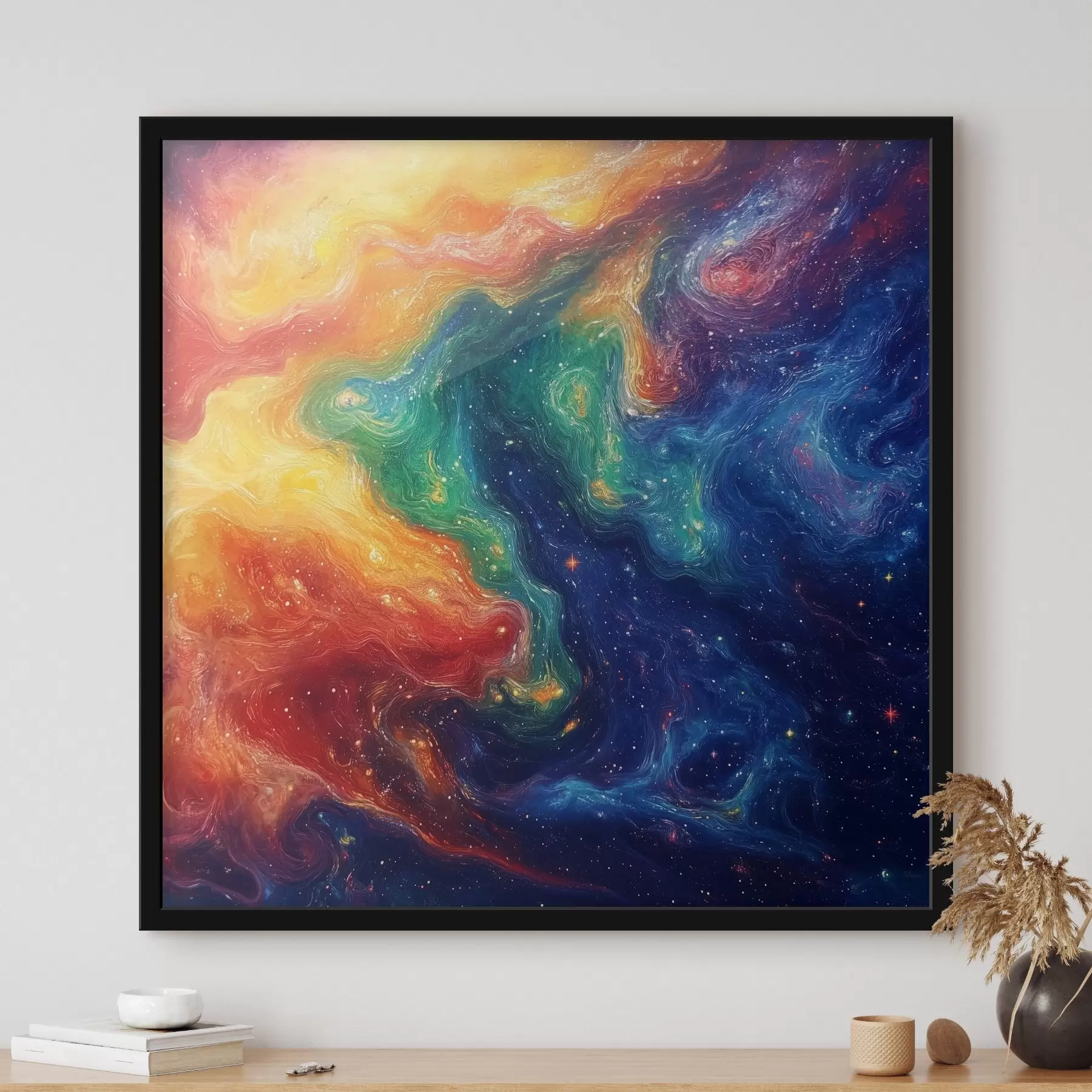 Fototapete Abstraktion in leuchtenden Farben f42507