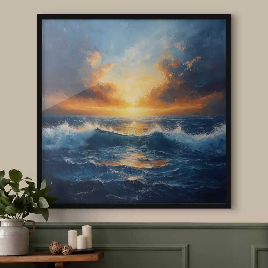 Fototapete Meer in der Morgendämmerung f42510