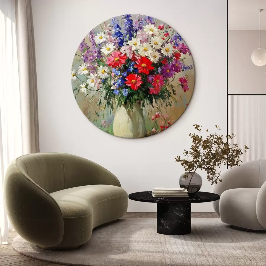 Wandbilder Leuchtendes Bouquet von Wildblumen r42498