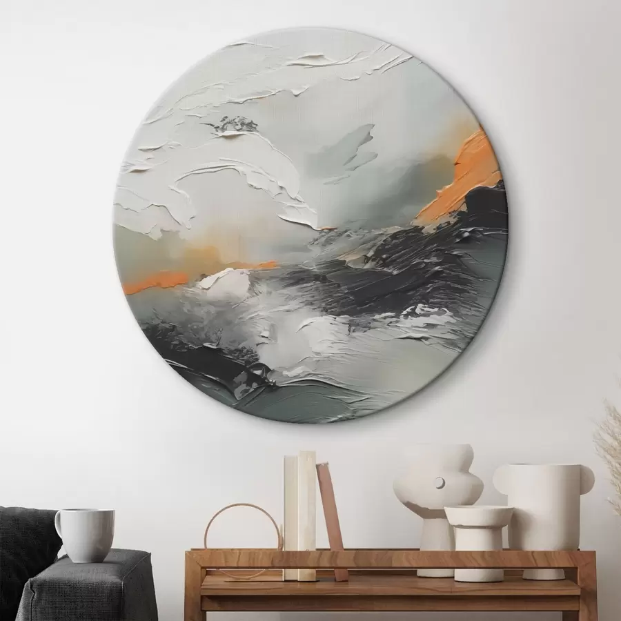 Wandbilder Abstraktion Nachahmung von Pinselstrichen r42588