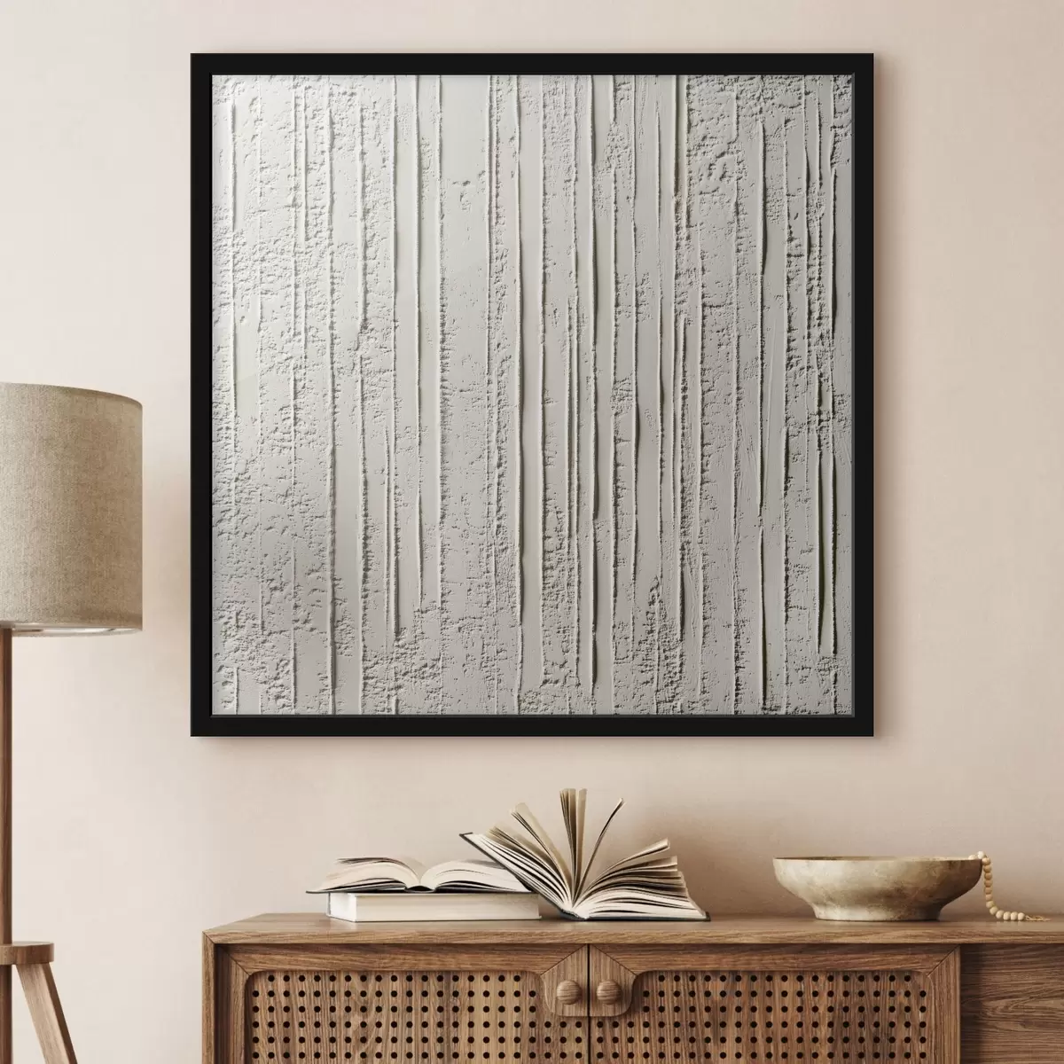 Poster Texturierte monochrome Abstraktion f42614