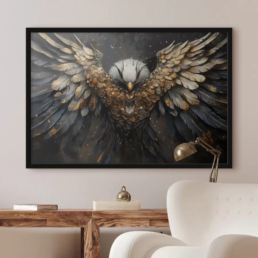 Fototapete Feueradler f42615