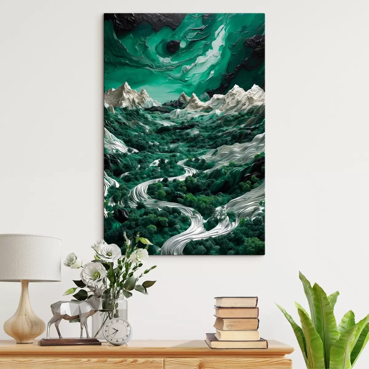 Wandbilder Abgelegene Berge und Wälder s42512