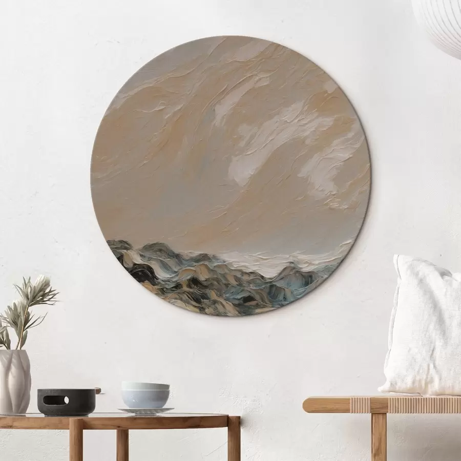 Wandbilder Abstraktes Meer im Stil der Ölmalerei r42529