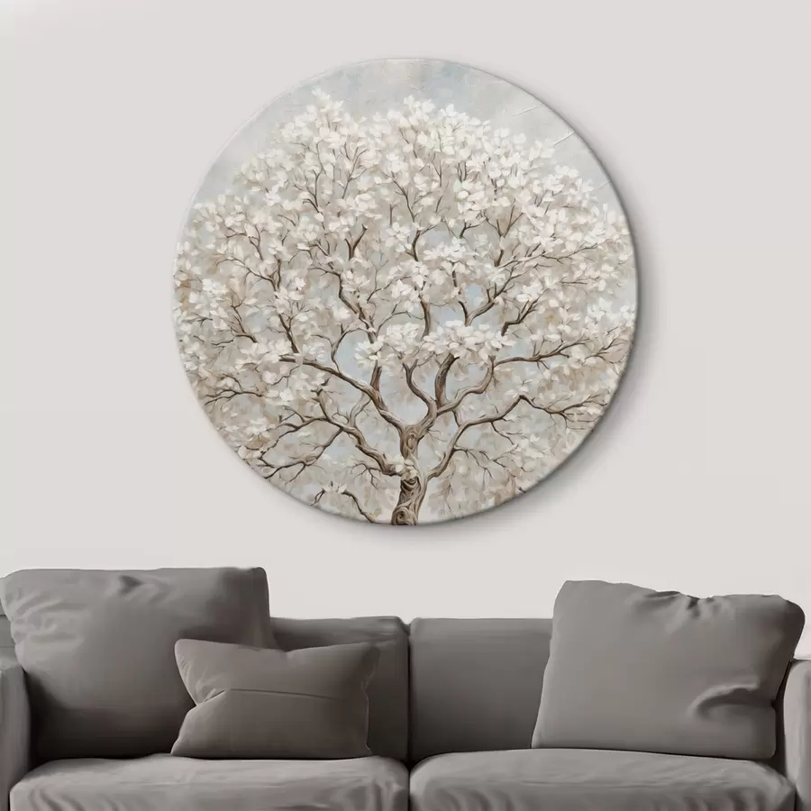 Wandbilder Baum im Cartnia-Stil mit Acrylfarben r42548