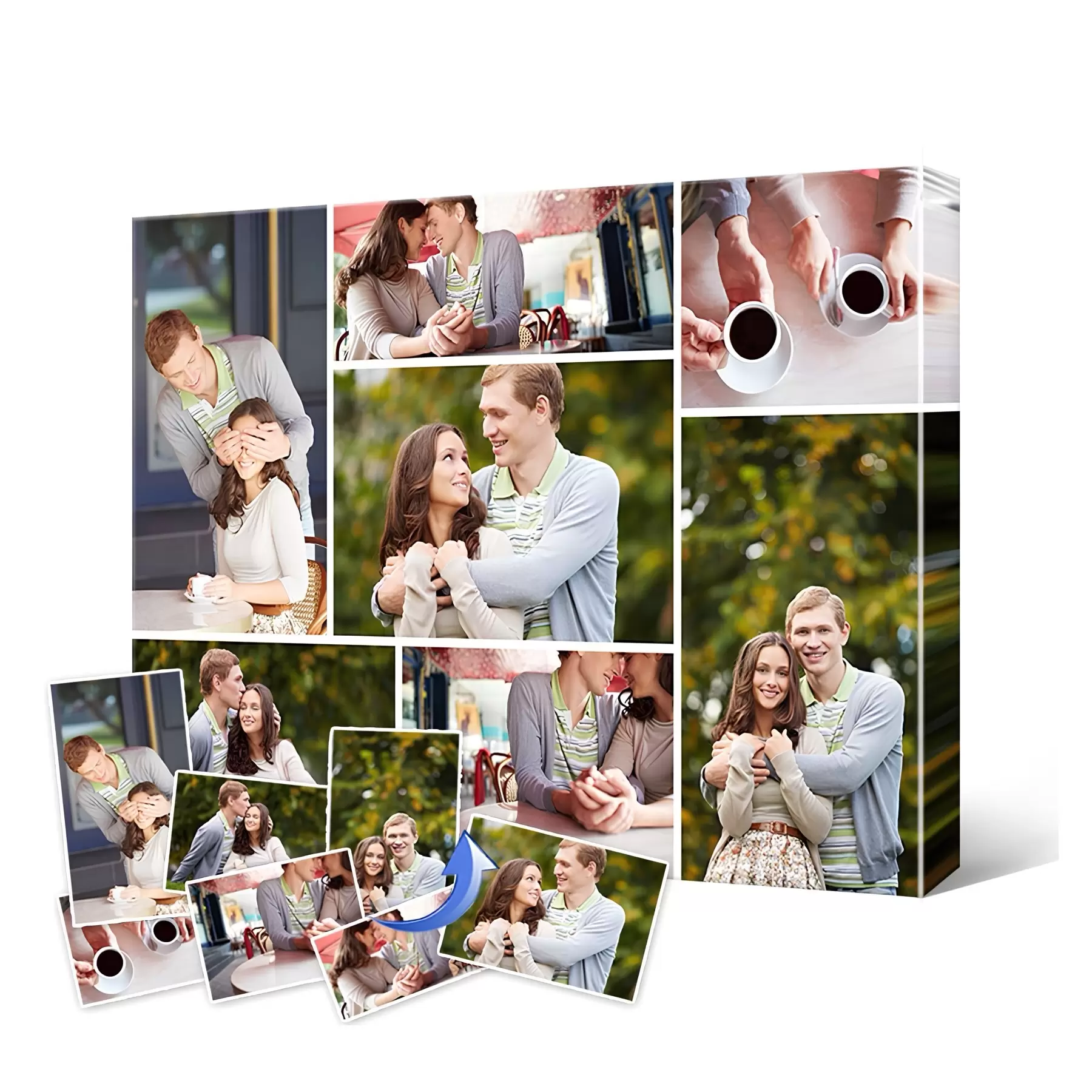 Wandbilder Druck von Fotocollagen auf Bestellung s42667