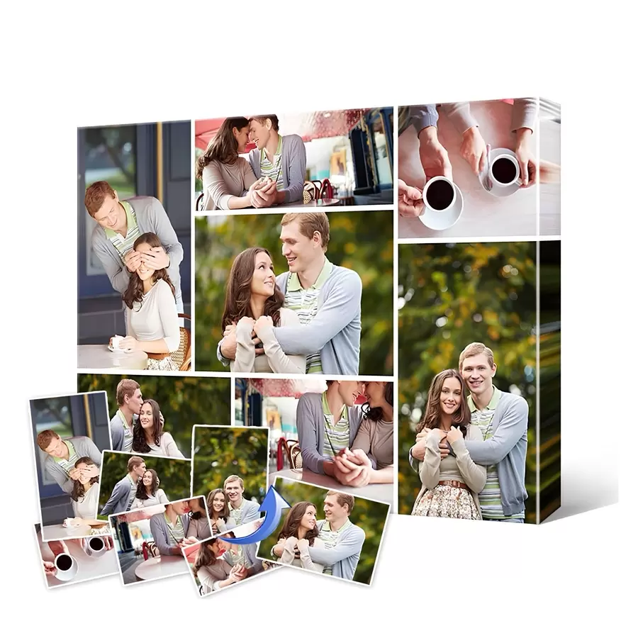 Wandbilder Druck von Fotocollagen auf Bestellung s42667